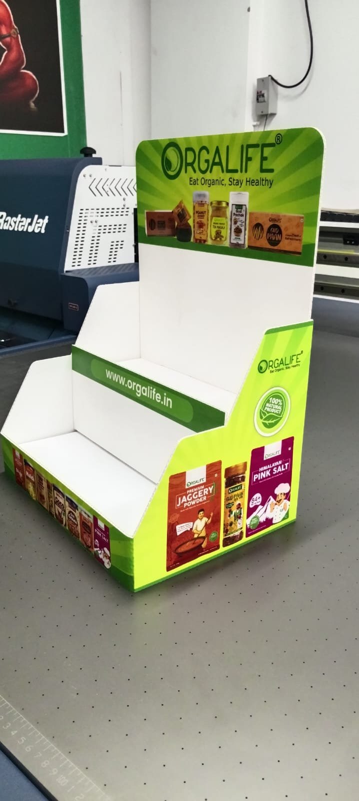 Counter Display — Side View